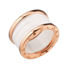 Кольцо Bvlgari B.Zero1 White Ceramic Four-Band (Size 61) 345830 (43252) №2
