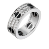 Кольцо Cartier Love Diamond-Paved Ceramic CRB4207653 (37377) №4