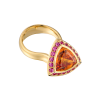 Кольцо  Moving Multi-Gemstone Yellow Gold Ring (41638) №2