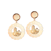 Серьги Chantecler Capri Logo Yellow Gold (38272) №4
