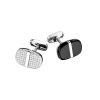 Запонки Jacob & Co Flip Cufflinks Diamond & Onyx (40988) №2