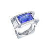 Кольцо Scavia Jewels 9,10 ct Strong Violetish Blue Natural Tanzanite & White Gold (40858) №5