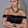 Браслет Paolo Piovan Flower in Black Diamonds & Rubies & Tahitian Baroque Pearl (42715) №8
