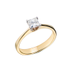 Кольцо  0,55 ct J/VS2 Princess Cut Diamond in Yellow Gold (43800) №3
