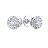 Пусеты GIA C бриллиантами 0.50 ct G/VS2 - 0.50 ct G/VS2 (36949) №6