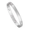 Браслет Cartier Love Classic Model White Gold (SIZE 20) CRB6067620 (42336) №4
