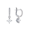 Серьги Albedo 0.70 ct E/VS1 - 0.70 ct E/VS2 Square Brilliant (37864) №5