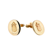 Запонки De Grisogono Yellow Gold Logo (37600) №2