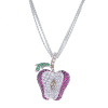 Подвеска RalfDiamonds Fruit Collection Apple White Gold & Diamonds & Ruby (39359) №5