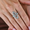 Кольцо Bvlgari Elisia Diamond Pave White Gold (40266) №5