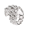 Кольцо Bvlgari Serpenti Viper White Gold & Diamonds (SIZE L) 345227 (40252) №4