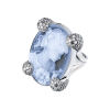 Кольцо Roberta Ponticello Italy Cammeo Onyx & Chalcedony & Diamonds & Pearl (41084) №5