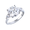 Кольцо RalfDiamonds 4.01 ct D/VS2 Round Diamond White Gold RDR (36710) №3