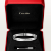 Браслет Cartier Love Classic Model White Gold (SIZE 20) CRB6067620 (42336) №5