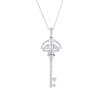 Подвеска  0,82 ct Round Cut Diamonds Key (42844) №2