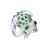 Кольцо Stenzhorn Frog White Gold & Diamonds & Tsavorites (42659) №2