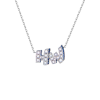 Подвеска  в стиле Harry Winston "Graffiti" Diamonds & Sapphire in Platinum (42972) №2