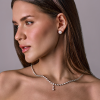 Колье  8,10 ct Pear & Marquise Cut Diamonds & White Gold (41506) №9