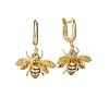 Серьги R.Bravo Yellow Gold Bee Sapphire & Toutmaline & Enamel 002-167-842 (42574) №2