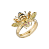 Кольцо R.Bravo Yellow Gold Bee Sapphire & Toutmaline & Enamel 002-008-578 (42573) №2