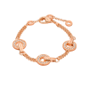 Браслет Bvlgari Rose Gold & Diamonds (S-M Size) 357314 (42948) №4