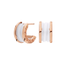 Серьги Bvlgari B.Zero1 White Ceramic 346464 (40757) №3