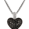 Подвеска Chopard Black & White Diamonds Heart 79/3800 (36916) №2