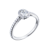 Кольцо Tiffany & Co 0,35 ct H/VVS2 Oval Cut Diamond Platinum (39179) №3