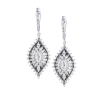 Серьги  White Gold & Round & 1.44 ct Fancy Cut Diamonds (39396) №4
