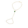 Браслет DELFINA DELETTREZ Handroid Yellow Gold & Topaz & Pearl (43317) №2