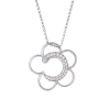 Подвеска  Flower pendant in White Gold & Diamonds (41832) №2