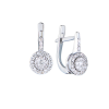 Серьги  0,44 ct White Gold & Round Diamonds (41894) №2
