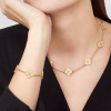Браслет Van Cleef & Arpels Vintage Alhambra 5 motifs Yellow Gold VCARO1IE00 (38007) №4