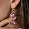 Серьги  Rose Gold Amethyst & Diamonds (42787) №6