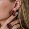 Серьги  Garnets & Diamonds Rose Gold (39370) №5