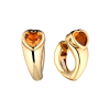 Серьги Piaget Orange Citrine Heart Yellow Gold (37335) №2