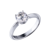 Кольцо  с бриллиантом 1,00 ct H/VS2 IGI (36173) №3