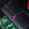 Крест RalfDiamonds с рубинами 1,23 ct Strong Purplish Red (30849) №16