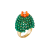 Кольцо Cartier Cactus de Emerald Beads, 1 Diamond H4323300 (42181) №6
