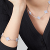 Браслет Van Cleef & Arpels Vintage Alhambra 5 motifs white gold Chalcedony VCARD34700 (38449) №4
