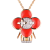 Подвеска LouisVuitton Fine Jewelry Vivienne Red Lacquer Q93801 (36552) №5