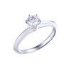 Кольцо Tiffany & Co Round Brilliant 0,29 ct E/VVS2 Platinum (38310) №3