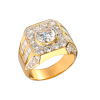 Кольцо Vasily Konovalenko 2,37 ct H/VVS2 Round Diamond & 4,8 ct Diamonds in Yellow Gold (43343) №3
