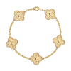 Браслет Van Cleef & Arpels Vintage Alhambra 5 motifs Yellow Gold VCARO1IE00 (38007) №3