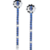 Серьги Gianni Lazzaro White Gold Diamonds & Deep Blue Sapphire (36807) №6