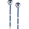 Серьги Gianni Lazzaro White Gold Diamonds & Deep Blue Sapphire (36807) №3