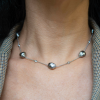 Колье Tiffany & Co Elsa Peretti Necklace with Tahitian Keshi Pearls (35684) №4
