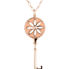 Подвеска Tiffany & Co Daisy Key in Rose Gold with a Diamond LARGE (36557) №6