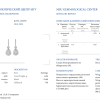 Серьги RalfDiamonds Natural Topaz 6.70 ct & Natural Diamond 0.55 ct RDE (37811) №4