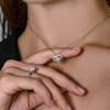 Подвеска Harry Winston Lily Cluster Diamond Pendant Small PEDPSM1MLC (42932) №4